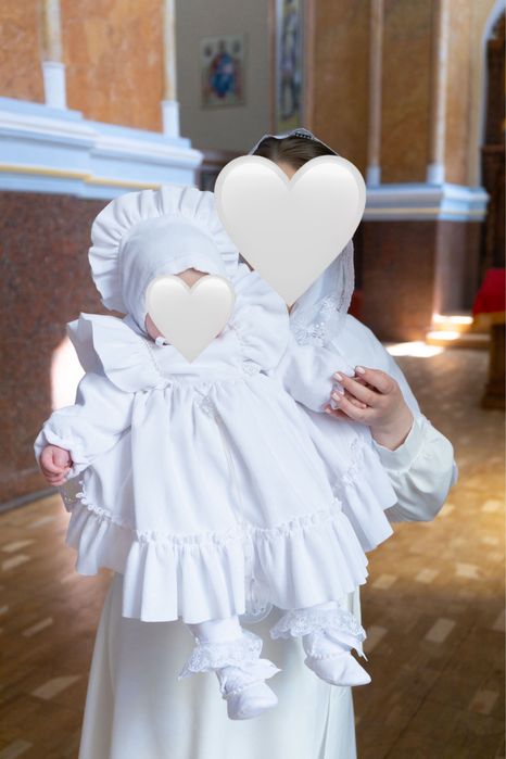 Сукня біла для хрещення