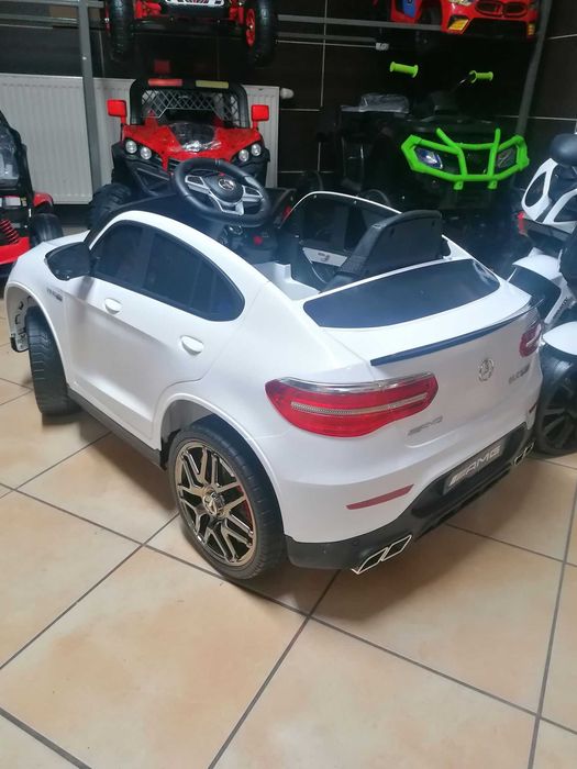 Samochód MERCEDES GLC63s 4x4 biały na akumulator dla dzieci
