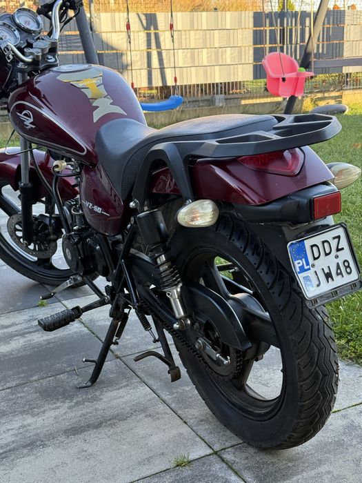 Motorower Zipp VZ50, Junak 902, 2017r + kask,rękawice, świetny stan