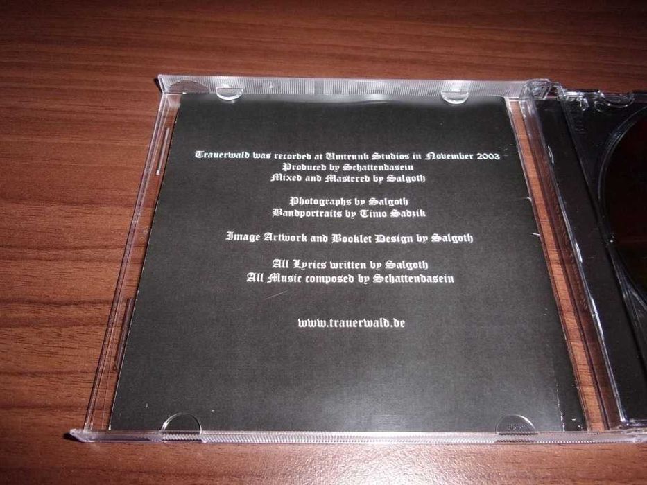 Schattendasein - Trauerwald CD black metal