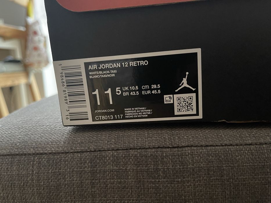 Jordan 12 Taxi 45,5 nike