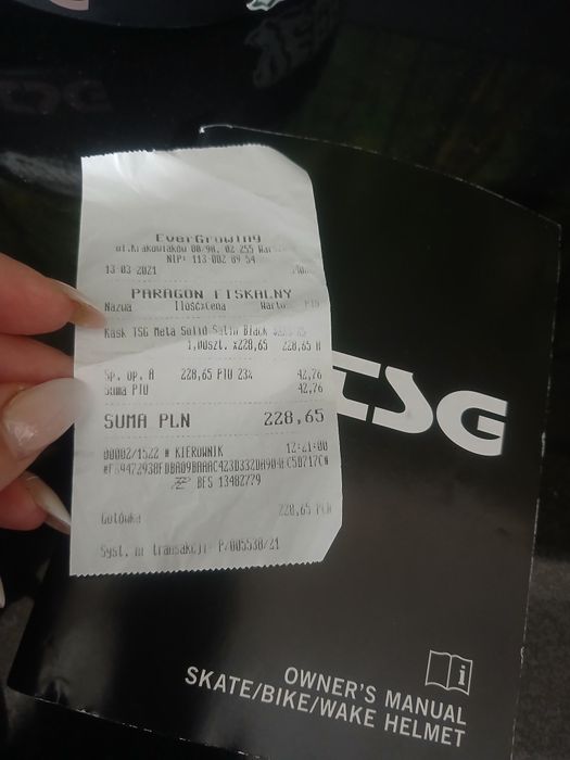 Kask TSG hulajnoga bmx deskorolka 52-55 cm