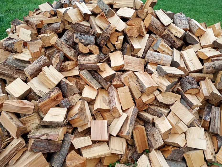 Drewno opałowe Sezonowane,Liściaste TWARDE buk-brzoza Transport GRATIS