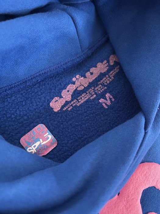 bluza sp5der niebieska