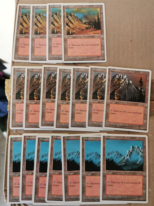 105 terrenos de Quarta edição - Magic the Gathering