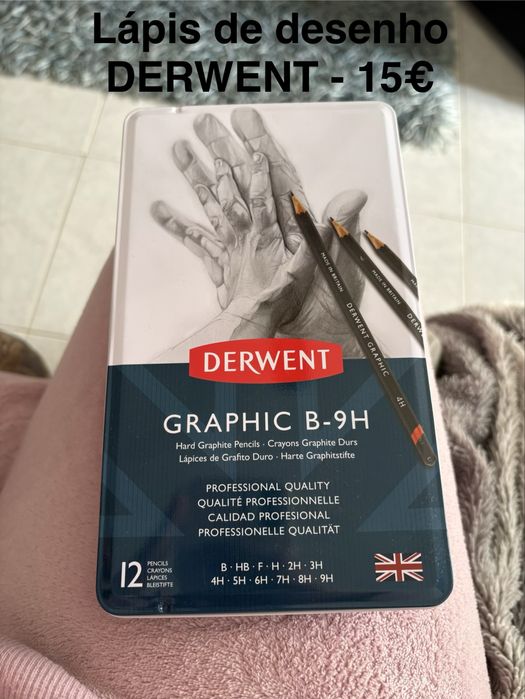 Vendo lapis faber castell e DERWENT