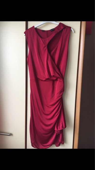 Czerwona/bordowa sukienka