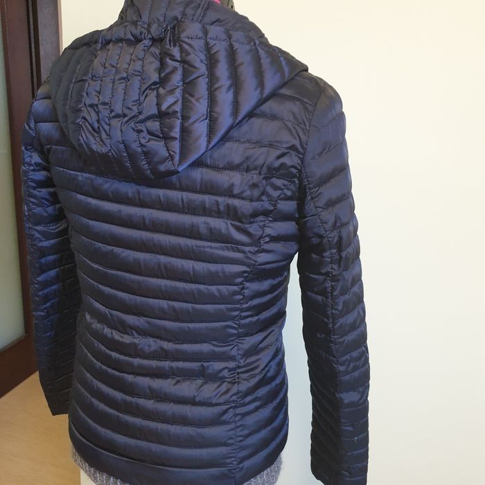 Kurtka puchowa, granatowa Massimo Dutti,  M