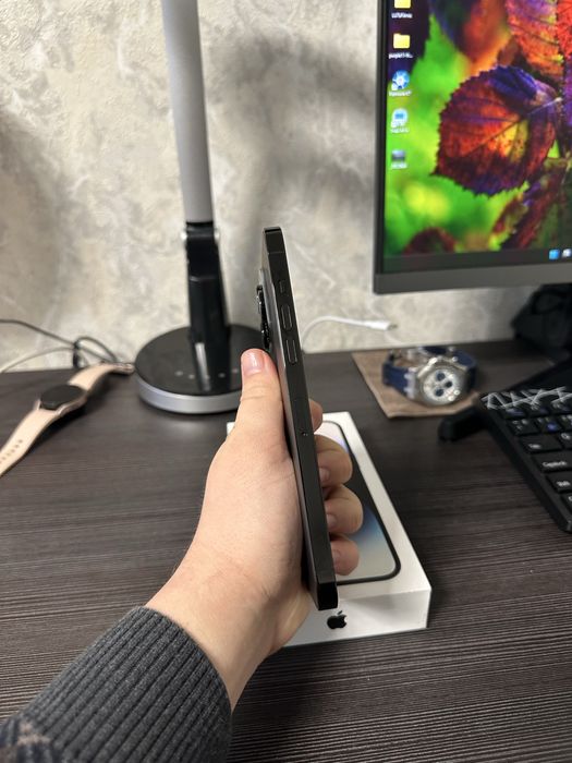 iPhone 14 Pro Max 128Gb • Идеал • Полный комплект • АКБ 82% • Айфон