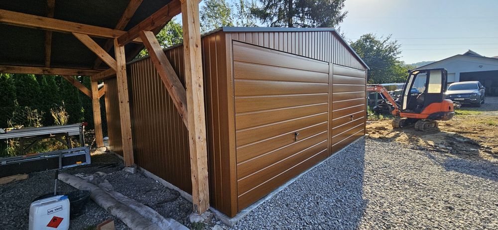 Garaż Drewnopodobny Winchester Hala Wiata Solidna konstrukcja Producen