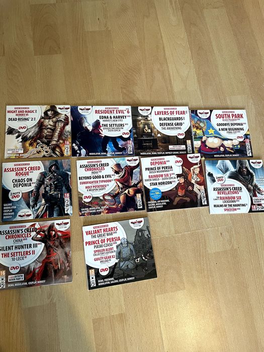 50x płyty z grami CD Action