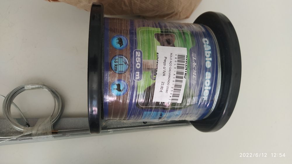 NOVA e Selada Electrificação de Vedação Completa 250m