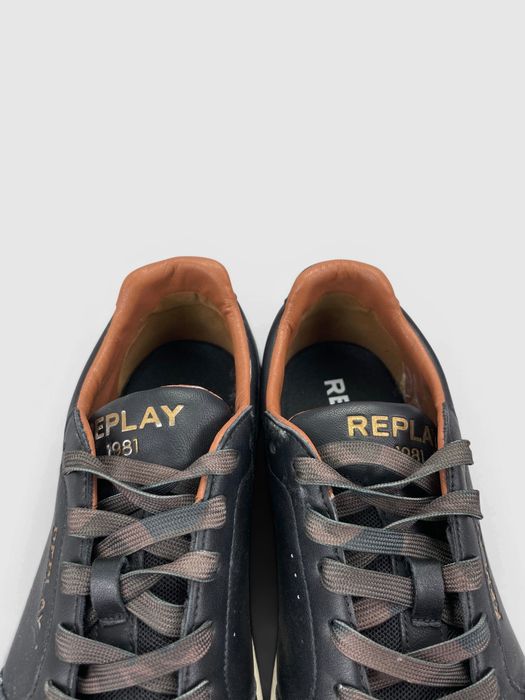 Buty Sportowe Replay Sneakers Czarny Brązowy Rozmiar 43