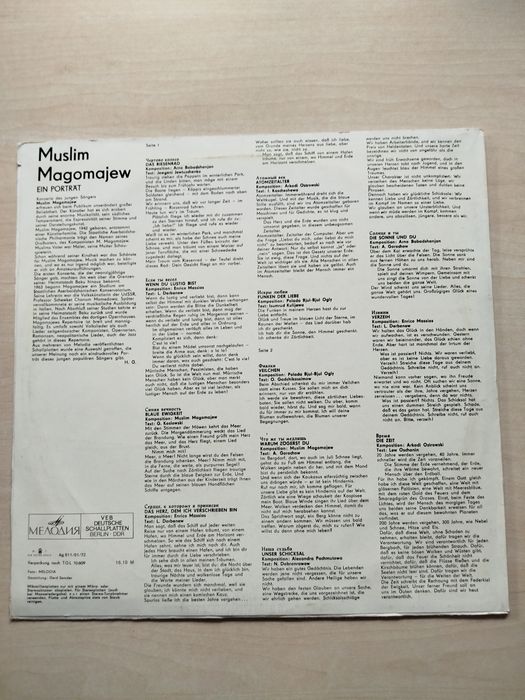 Muslim Magomajew płyta winylowa