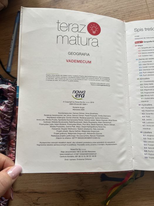 Teraz matura geografia vademecum