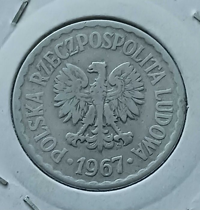 1 Złoty 1967 r. - nr. 3 - najniższy nakład- Super