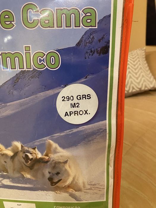 Jogo de cama térmico de casal 240x290