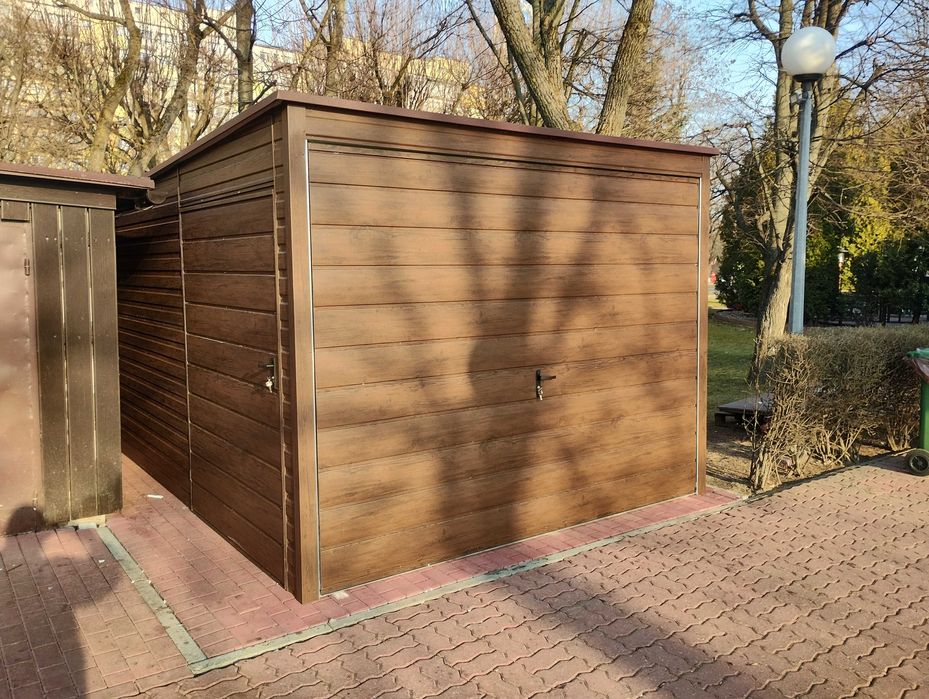 Garaż blaszany 5x6 wzmocniona konstrukcja. Wersja premium. Producent