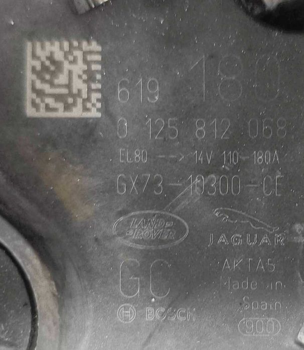 Alternador LAND ROVER RANGE ROVER EVOQUE (L538) ano 2011