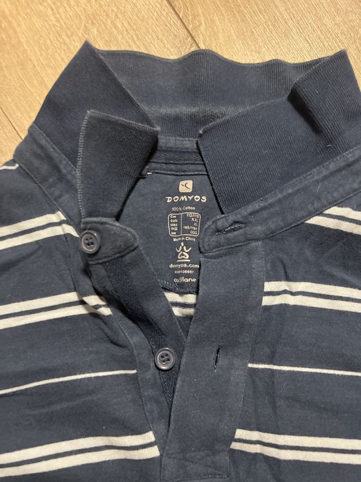 Koszulka w paski polo domyos