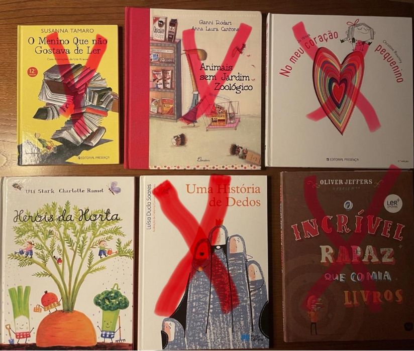 Livros infantis para dos 2 aos 10 anos novos