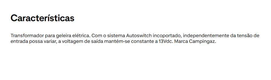 Adaptador con rectificador para frigoríficos eléctricos e outro