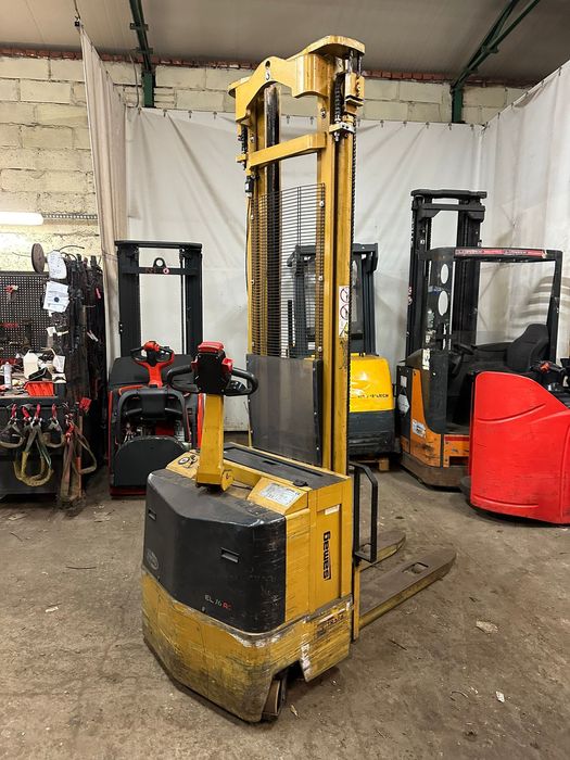 Wózek paletowy z masztem Samag 4,3m sprawny z baterią