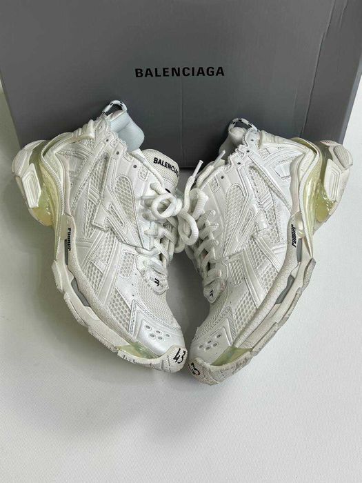 BALENCIAGA Runner кроссовки белые кеди кеды кросівки білі 43 42 40 38