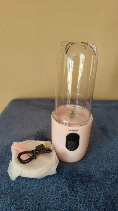 Przenośny blender bezprzewodowy 500 ml USB do smoothie i koktajli