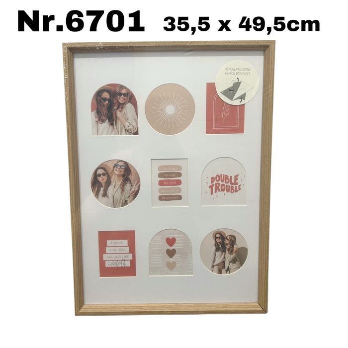 Ramka na kolaż 9 zdjęć nr.6701