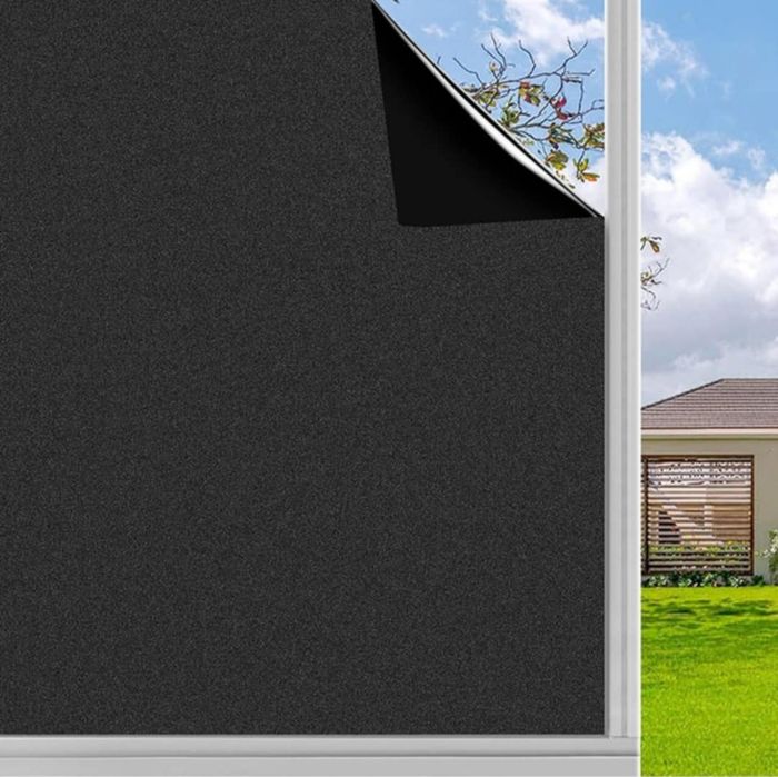 Samoprzylepna Nieprzezroczysta Folia okienna 90x200
Matowa Czarna