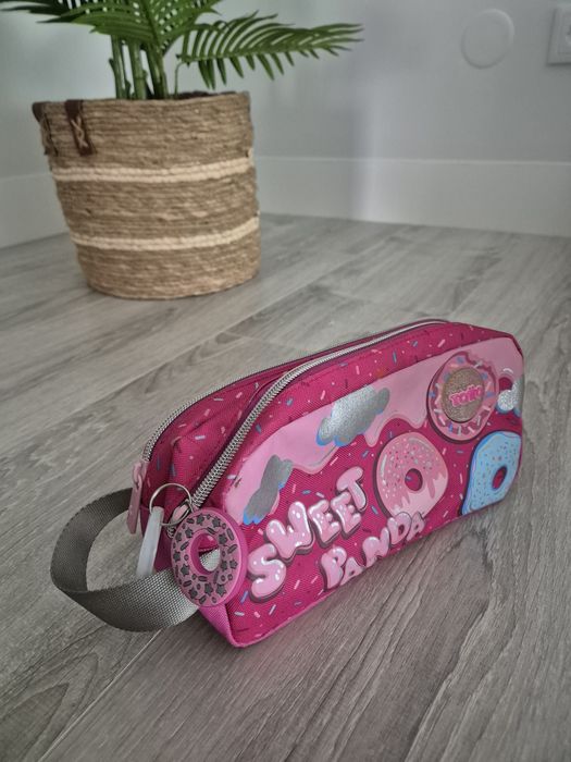 Pack Mochila + Lancheira + Estojo Totto Panda Sweet