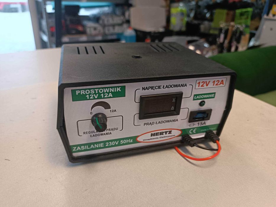 Prostownik Samochodowy HERTZ 12V 12A PRODUKT POLSKI Wysoka Jakość !!!