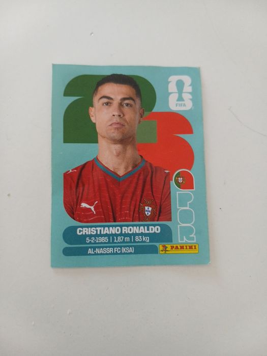 Cristiano Ronaldo cromo panini