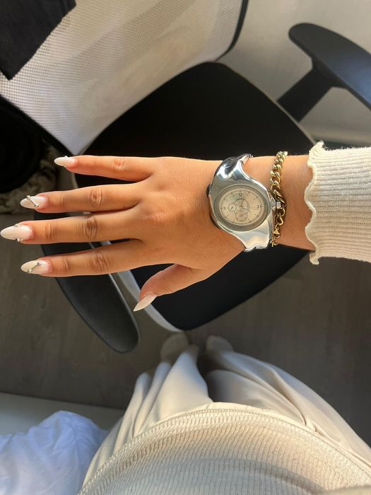 Relógio Vintage Prateado