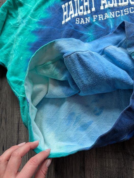 San Francisco Haight Ashbury bluza unisex tie dye handmade unikat over