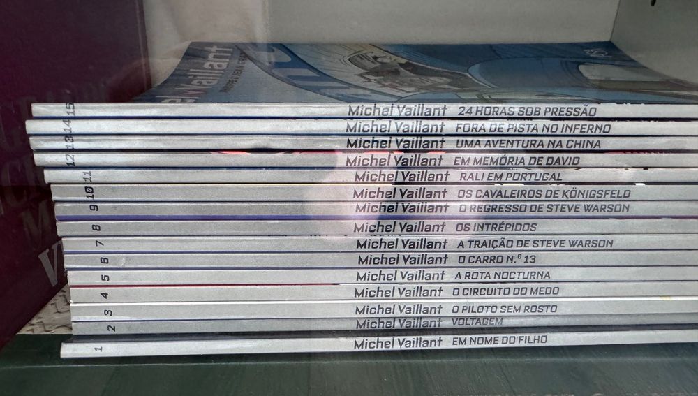 Colecção de livros Michel Vaillant banda desenhada