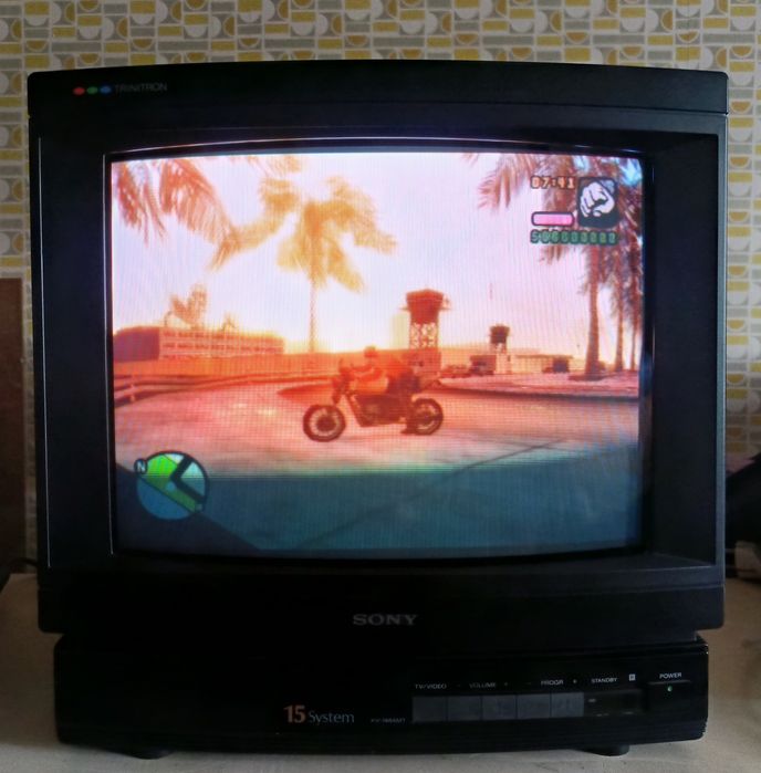 Telewizor Sony trinitron 14" retro gaming KV-1484MT