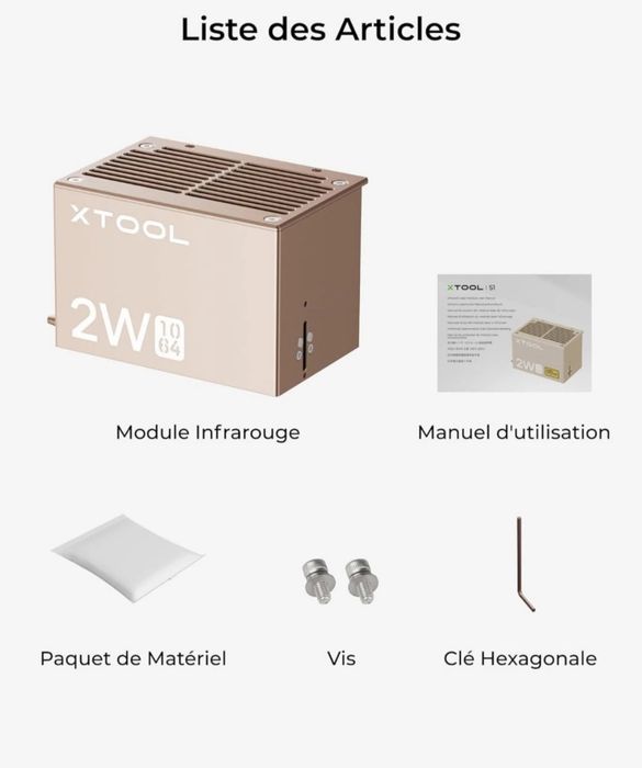 Módulo Laser IR 2W Xtool S1
