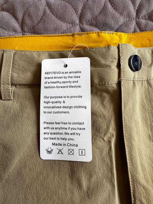 Spodnie trekkingowe męskie 3/4 XL khaki