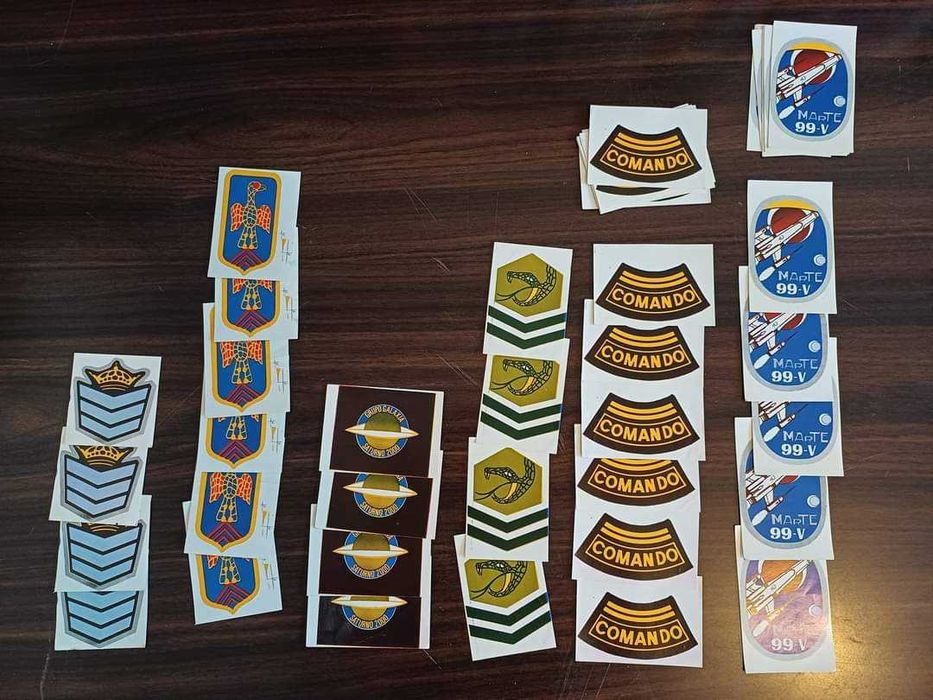 Lote de autocolantes