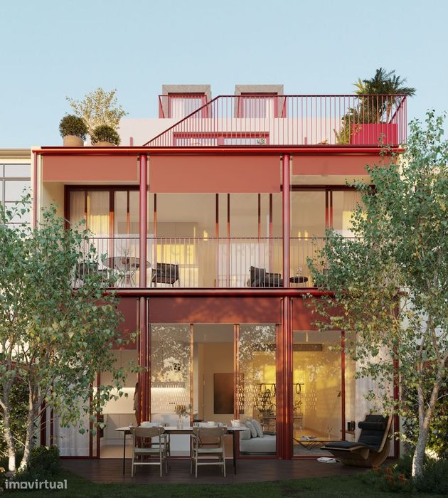 T1 Apartment in Graça with Private Garden | New Construction