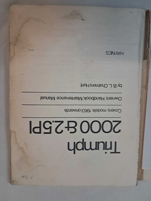 Manuais do carro ou proprietário clássicos