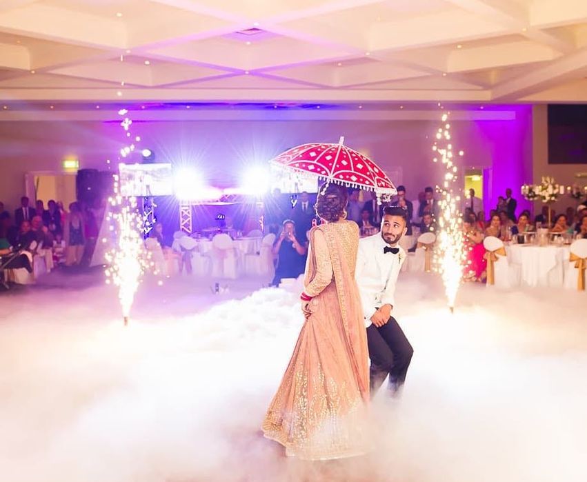 Ciężki dym na wesele Podkarpacie Małopolska piana bańki mydlane iskry