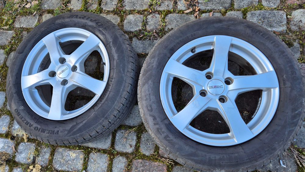 4x kola na oponach letnich 4x100 Et44 R15