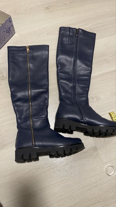 Зимові чоботи шкіра