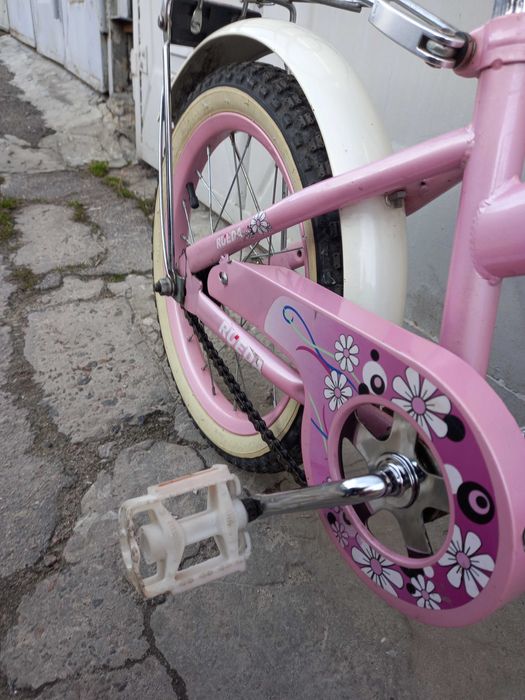 Дитячий велосипед для дівчини 16" (4-6років).