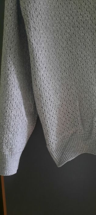 Sweter damski szary