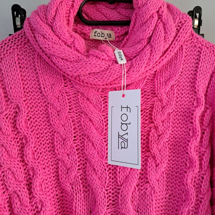 Golf z alpaka Fobya roz L/xl