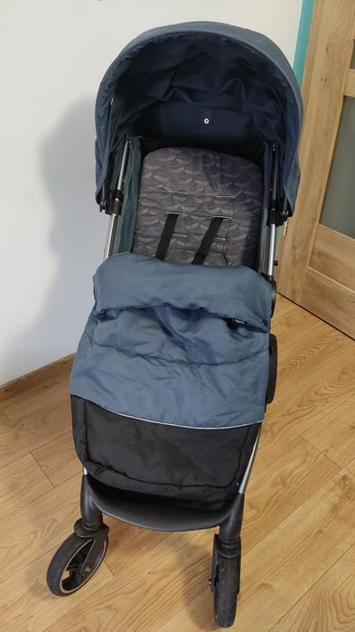 Wózek spacerowy z amortyzatorami 9kg Espiro Wave Navy Blue